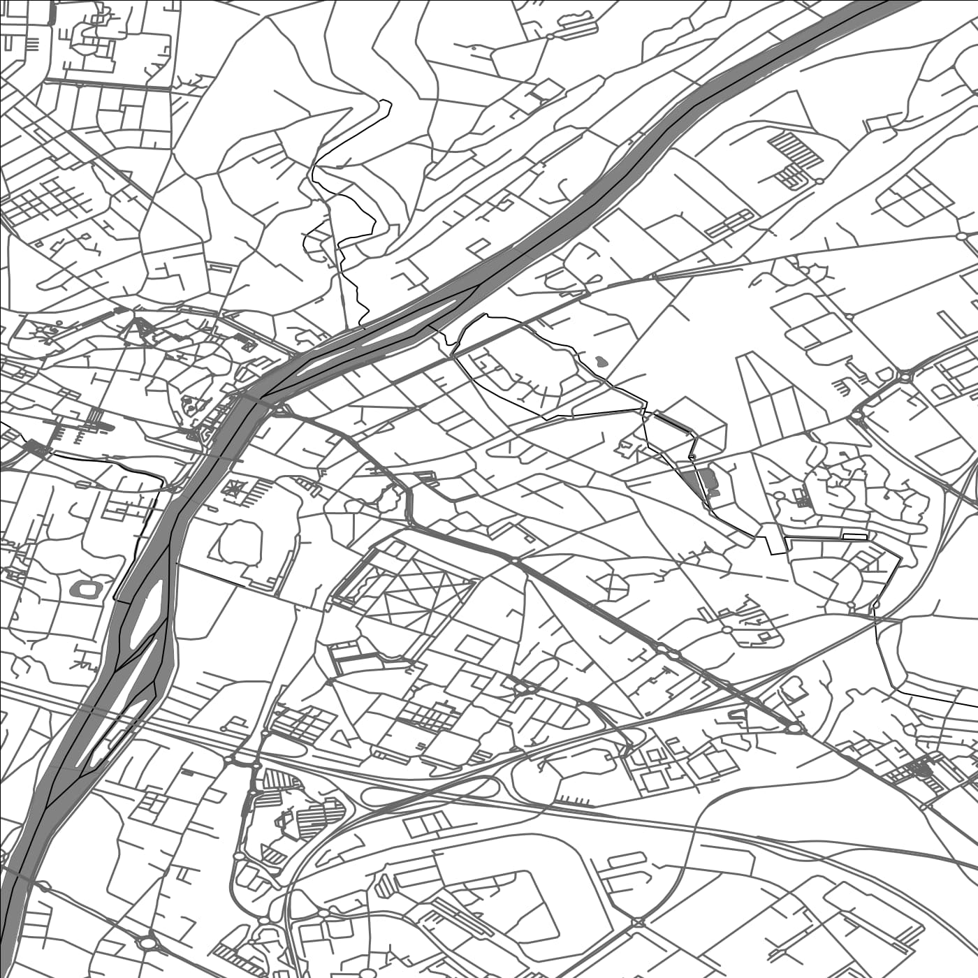 ROAD MAP OF SAINT-OUEN-L'AUMONE, FRANCE BY MAPBAKES