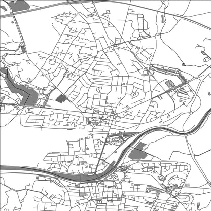 ROAD MAP OF SAINT-PAUL-LES-DAX, FRANCE BY MAPBAKES