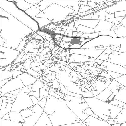 ROAD MAP OF SAINT-PHILBERT-DE-GRAND-LIEU, FRANCE BY MAPBAKES