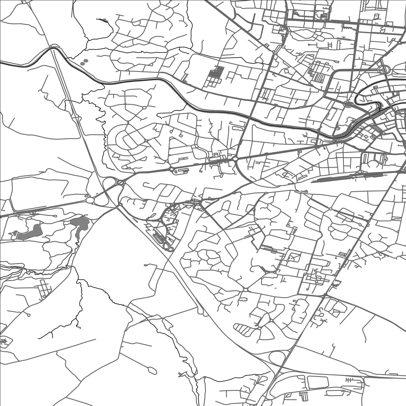 ROAD MAP OF SAINT-PIERRE-DU-MONT, FRANCE BY MAPBAKES