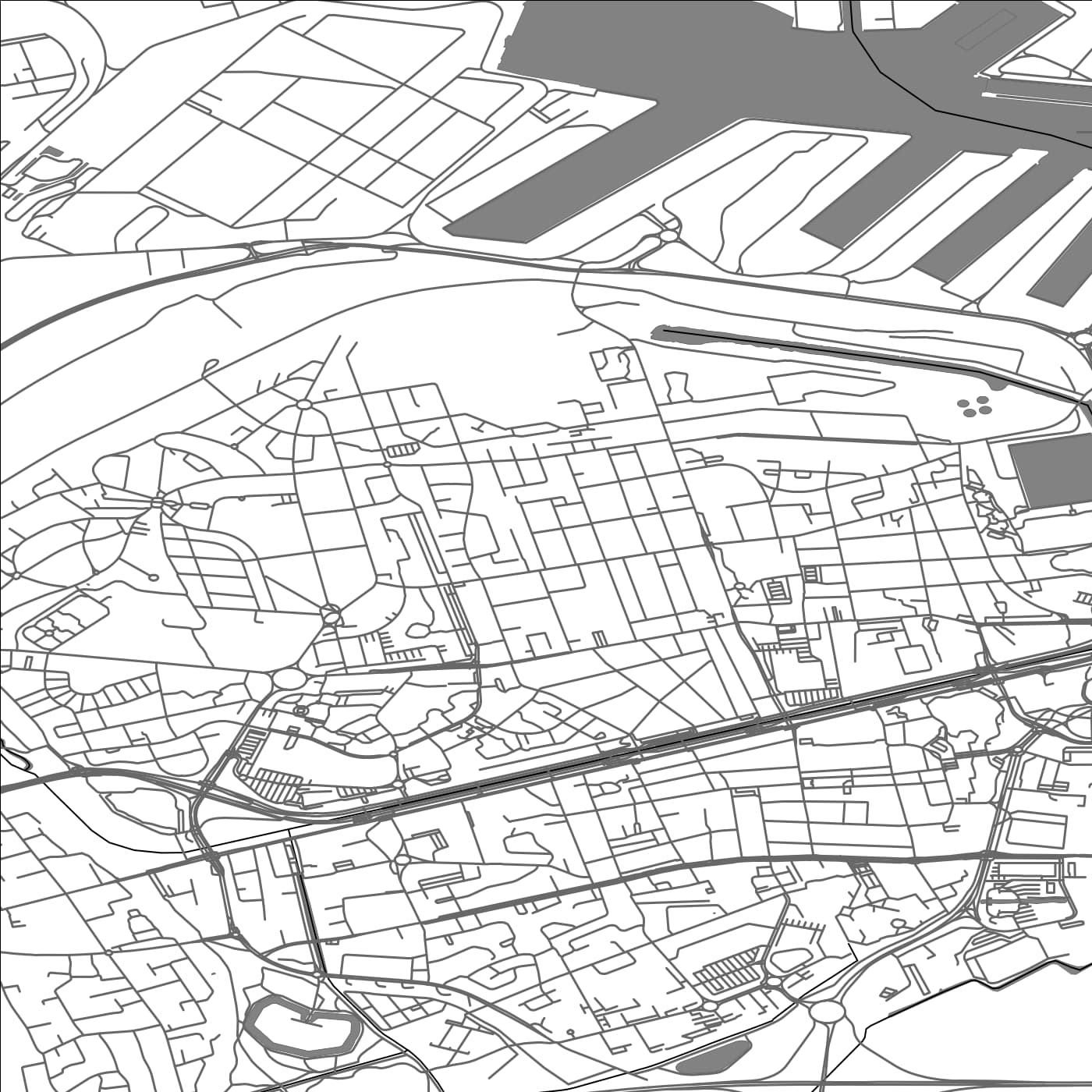 ROAD MAP OF SAINT-POL-SUR-MER, FRANCE BY MAPBAKES