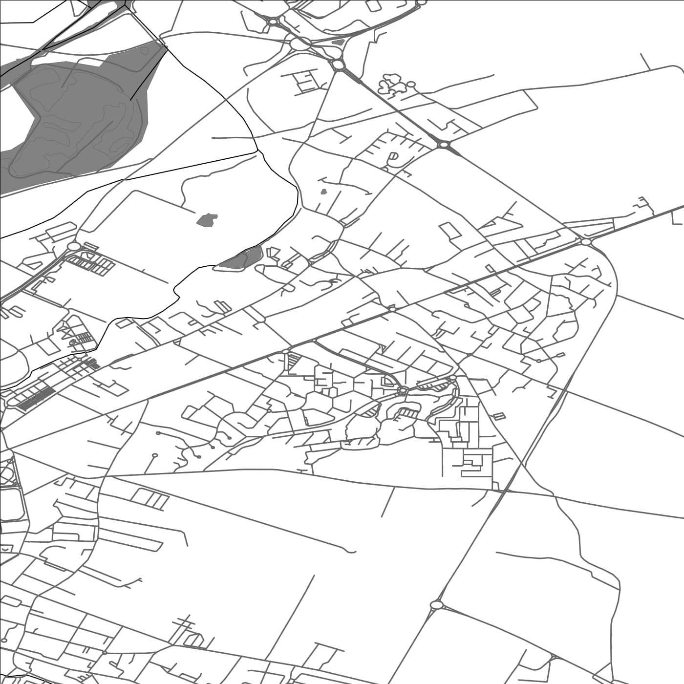 ROAD MAP OF SAINT-SAULVE, FRANCE BY MAPBAKES