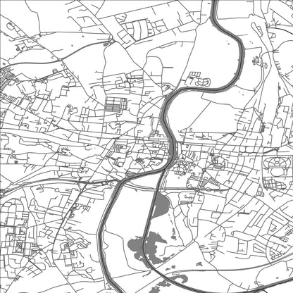 ROAD MAP OF SAINTES, FRANCE BY MAPBAKES