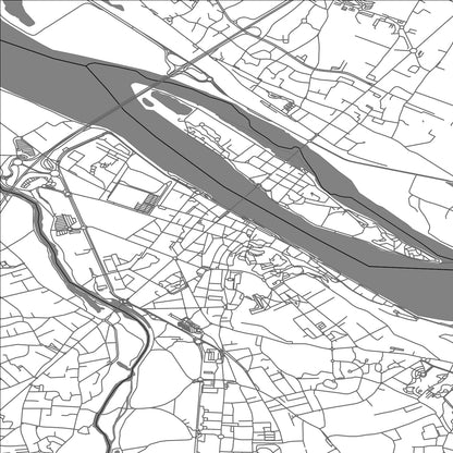 ROAD MAP OF SAUMUR, FRANCE BY MAPBAKES