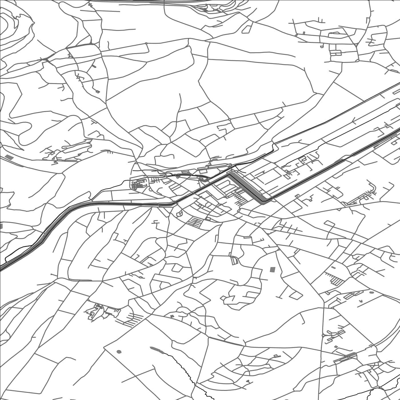 ROAD MAP OF SAVERNE, FRANCE BY MAPBAKES