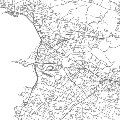 ROAD MAP OF SIX-FOURS-LES-PLAGES, FRANCE BY MAPBAKES