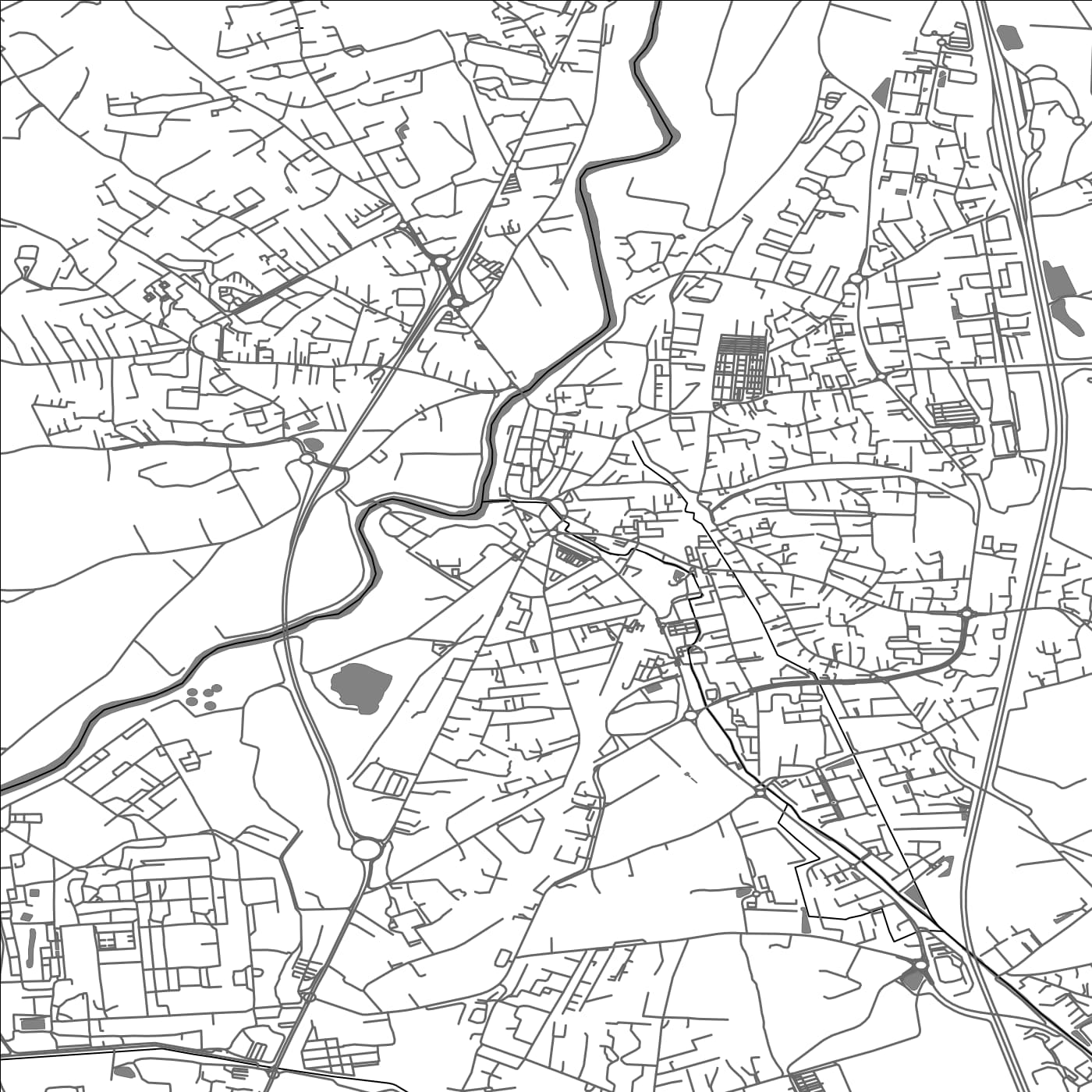 ROAD MAP OF SORGUES, FRANCE BY MAPBAKES