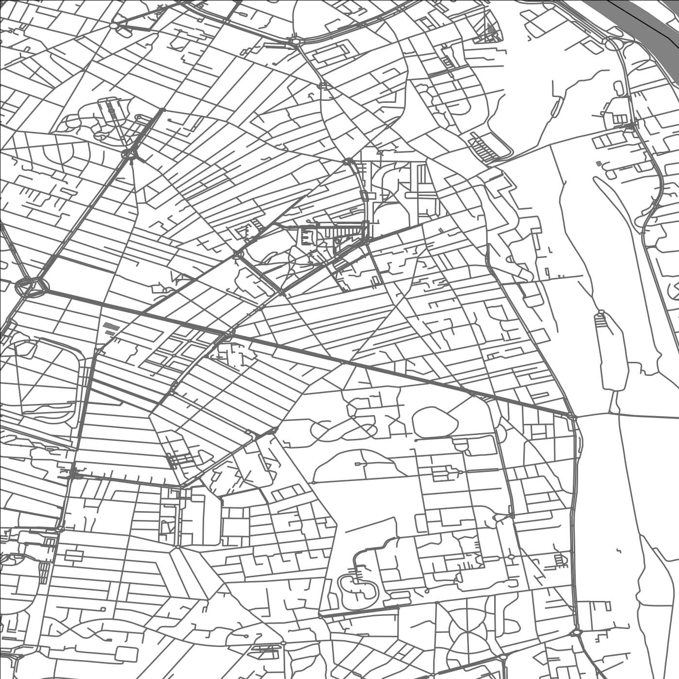 ROAD MAP OF SOTTEVILLE-LES-ROUEN, FRANCE BY MAPBAKES