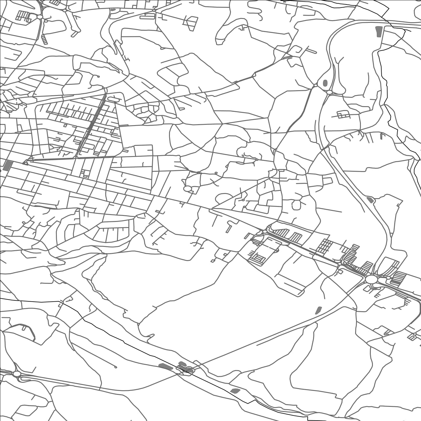 ROAD MAP OF SOYAUX, FRANCE BY MAPBAKES