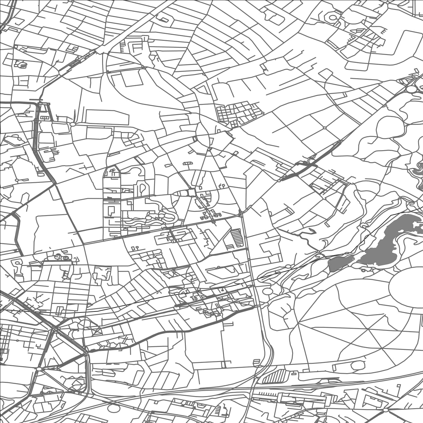 ROAD MAP OF STAINS, FRANCE BY MAPBAKES