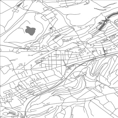 ROAD MAP OF STIRING-WENDEL, FRANCE BY MAPBAKES