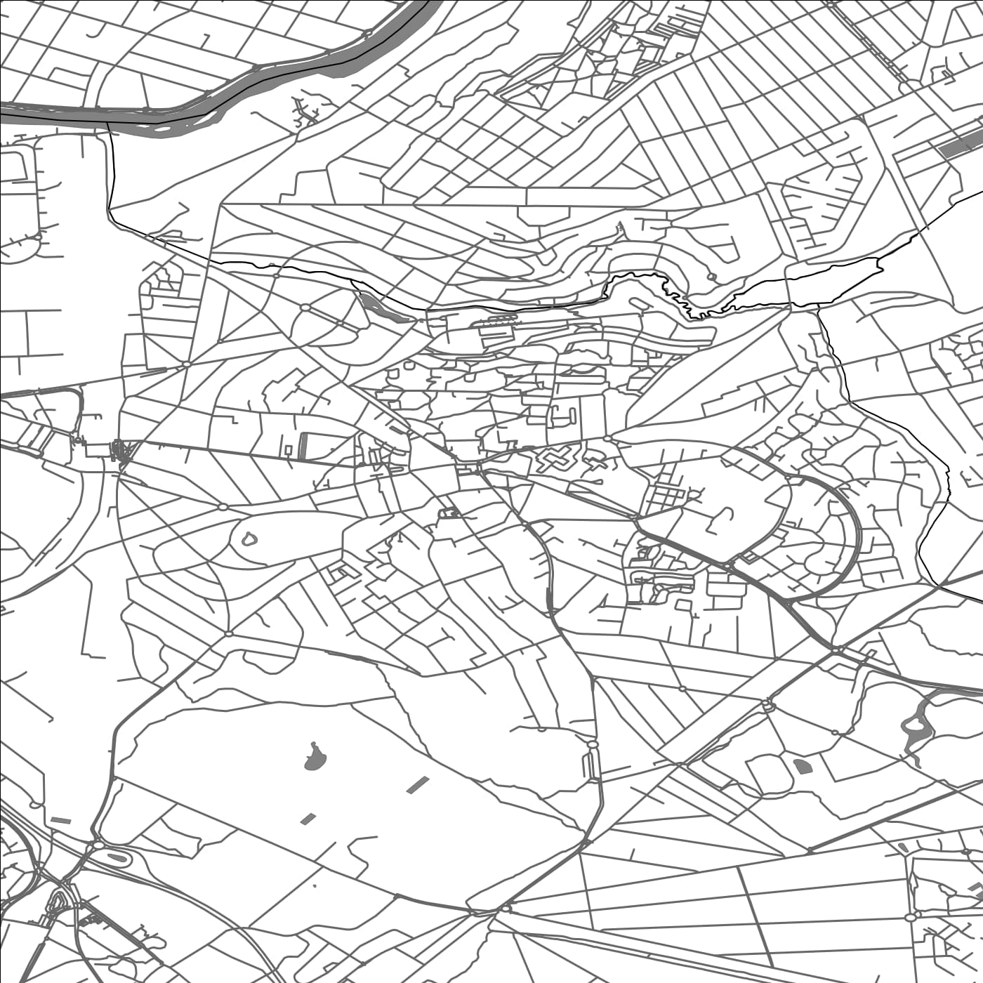 ROAD MAP OF SUCY-EN-BRIE, FRANCE BY MAPBAKES