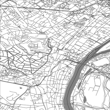 ROAD MAP OF SURESNES, FRANCE BY MAPBAKES