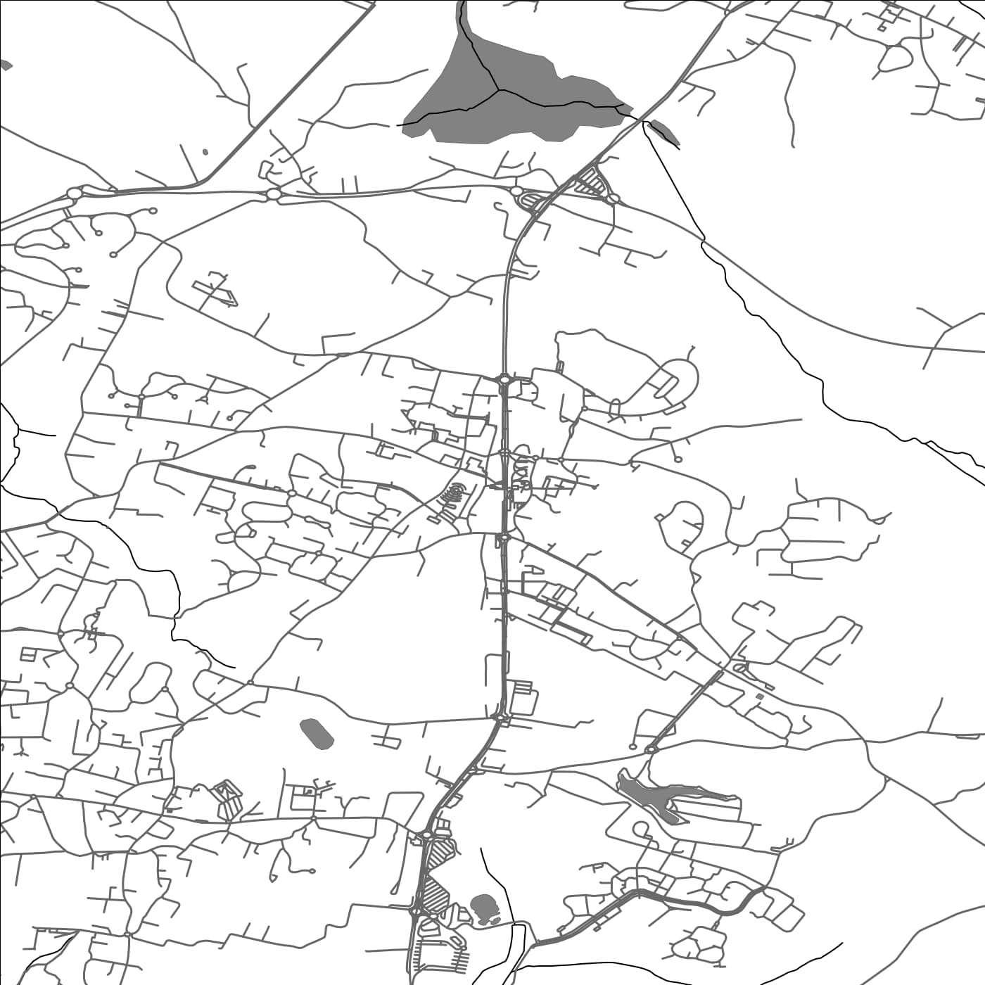 ROAD MAP OF TARNOS, FRANCE BY MAPBAKES