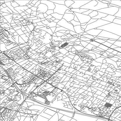 ROAD MAP OF TAVERNY, FRANCE BY MAPBAKES