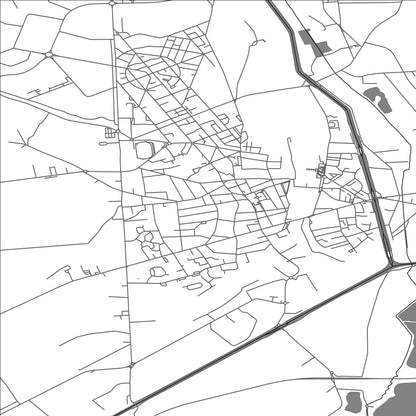 ROAD MAP OF TERGNIER, FRANCE BY MAPBAKES