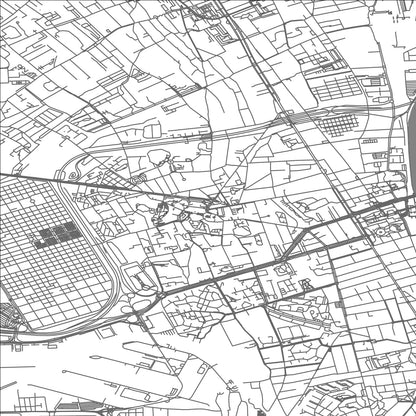 ROAD MAP OF THIAIS, FRANCE BY MAPBAKES