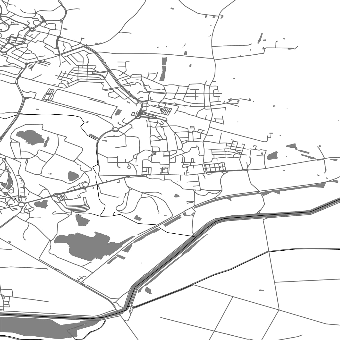 ROAD MAP OF TRELAZE, FRANCE BY MAPBAKES