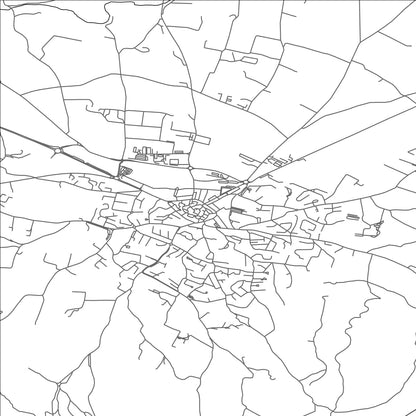 ROAD MAP OF TRETS, FRANCE BY MAPBAKES