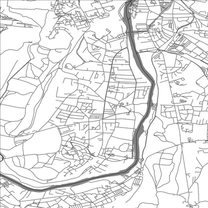 ROAD MAP OF VALENTIGNEY, FRANCE BY MAPBAKES