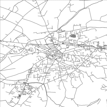 ROAD MAP OF VALREAS, FRANCE BY MAPBAKES