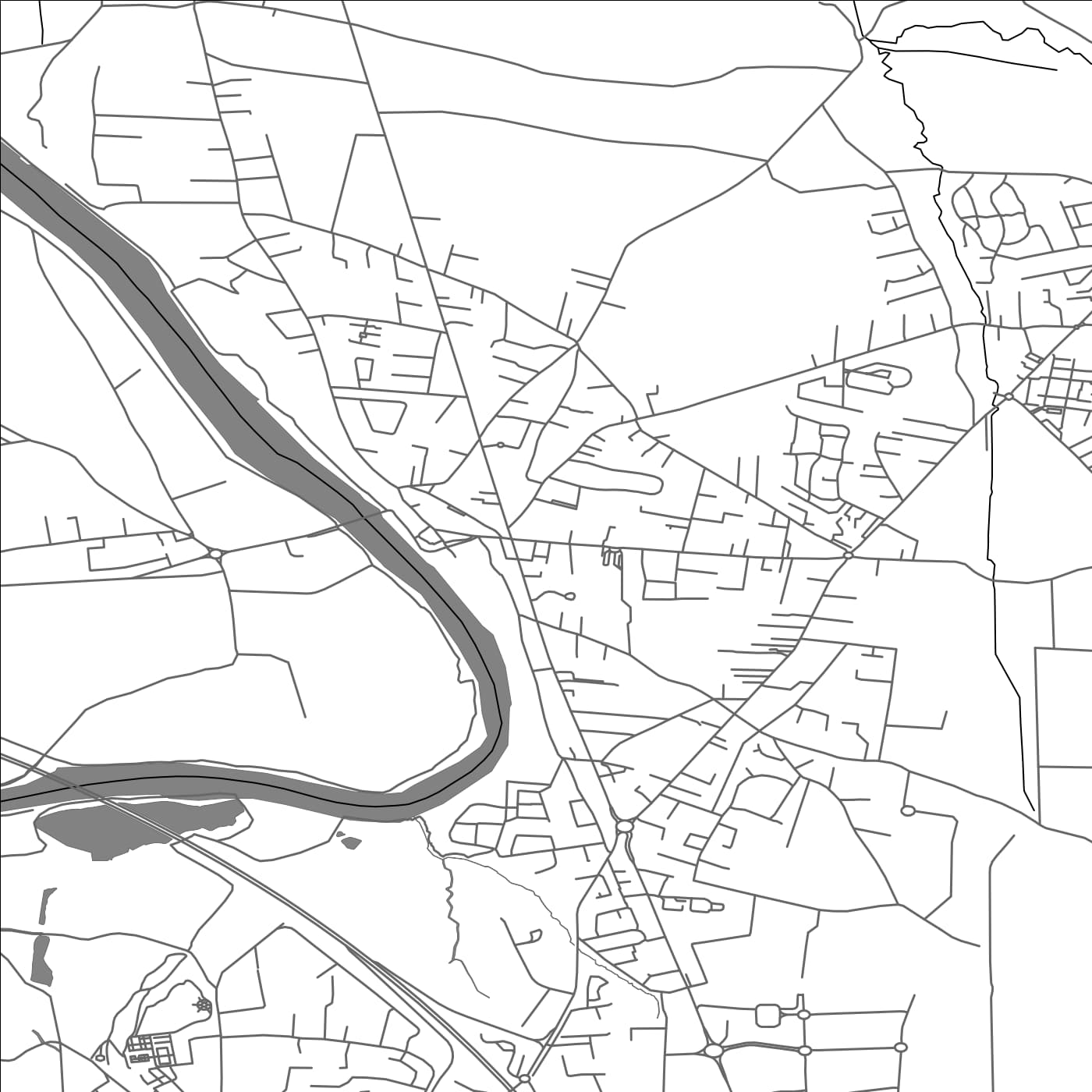 ROAD MAP OF VEAUCHE, FRANCE BY MAPBAKES