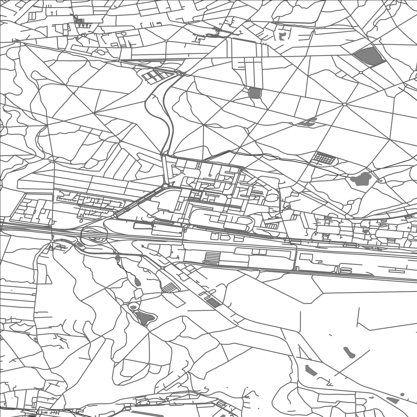 ROAD MAP OF VELIZY-VILLACOUBLAY, FRANCE BY MAPBAKES