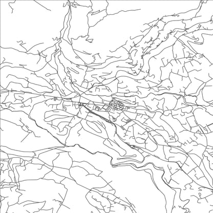 ROAD MAP OF VENCE, FRANCE BY MAPBAKES