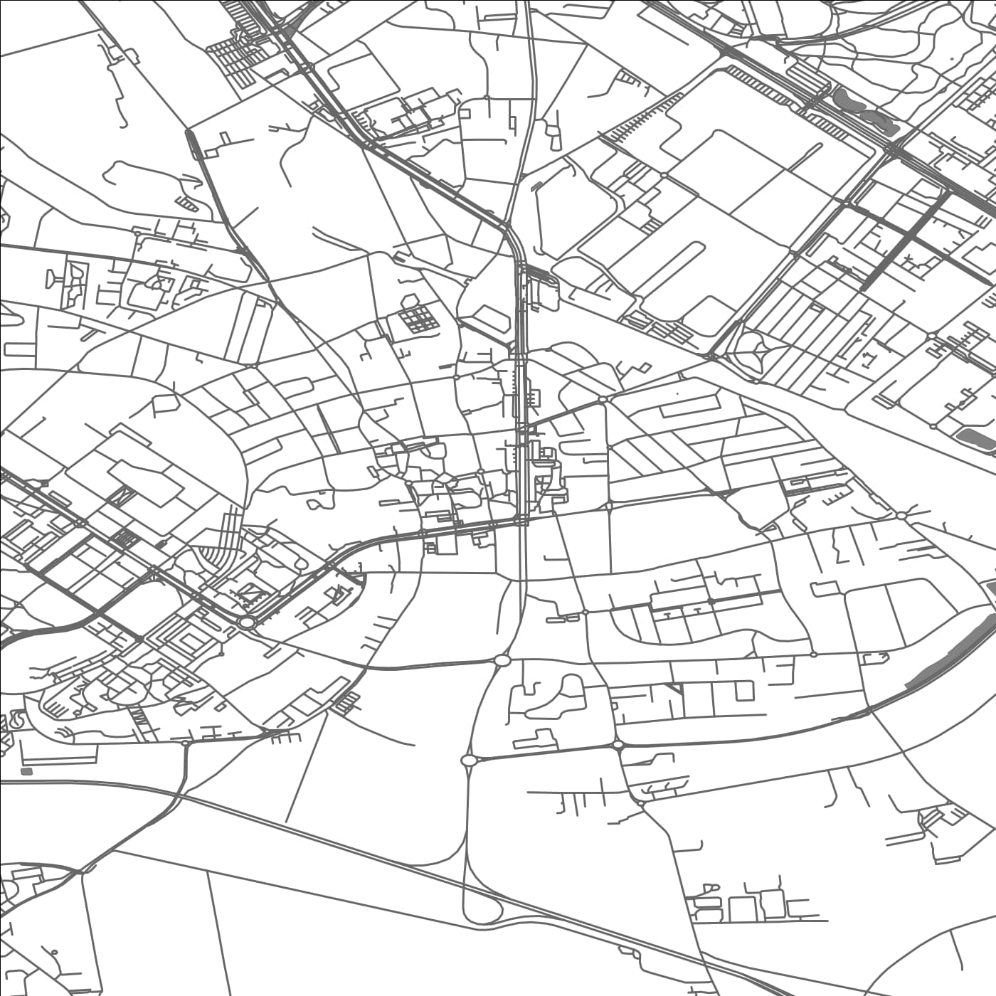 ROAD MAP OF VENISSIEUX, FRANCE BY MAPBAKES