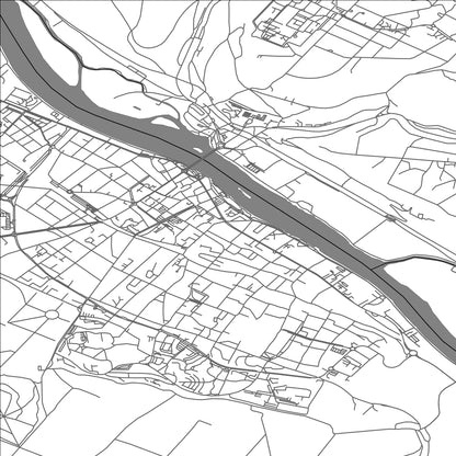 ROAD MAP OF VERNON, FRANCE BY MAPBAKES