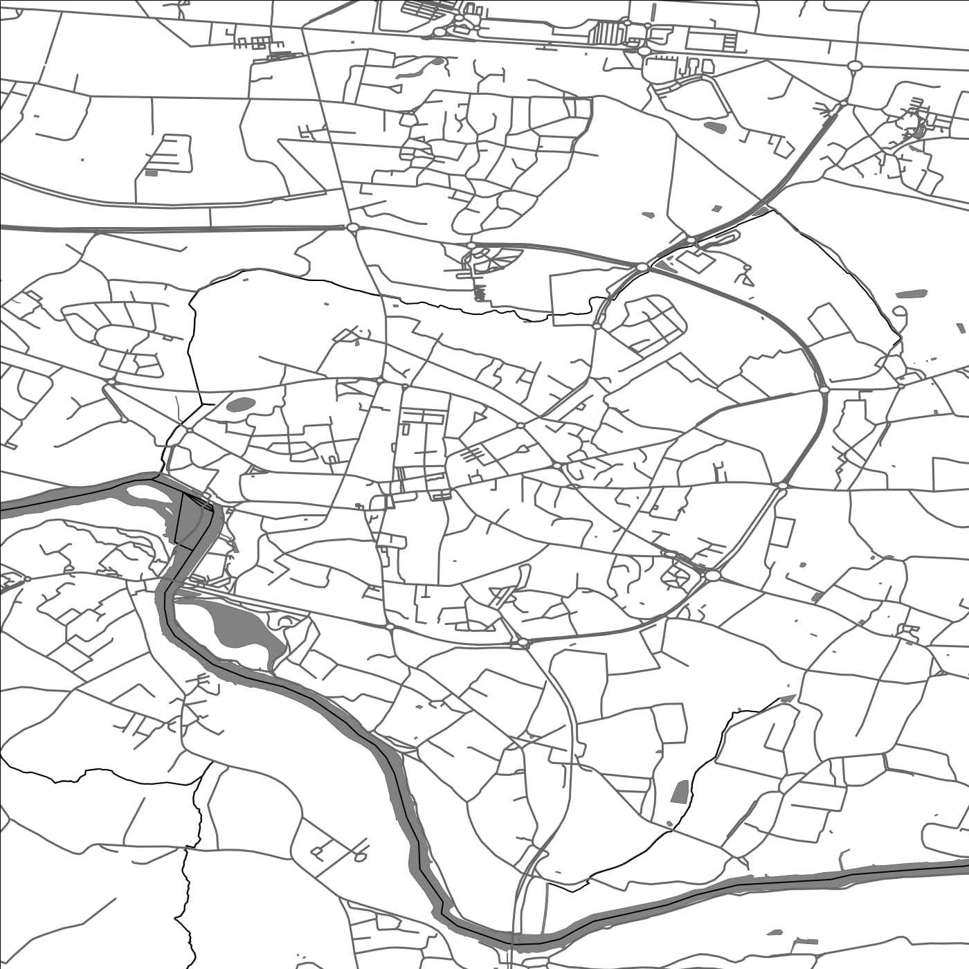 ROAD MAP OF VERTOU, FRANCE BY MAPBAKES