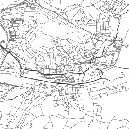 ROAD MAP OF VESOUL, FRANCE BY MAPBAKES