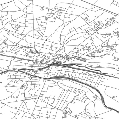 ROAD MAP OF VIERZON, FRANCE BY MAPBAKES