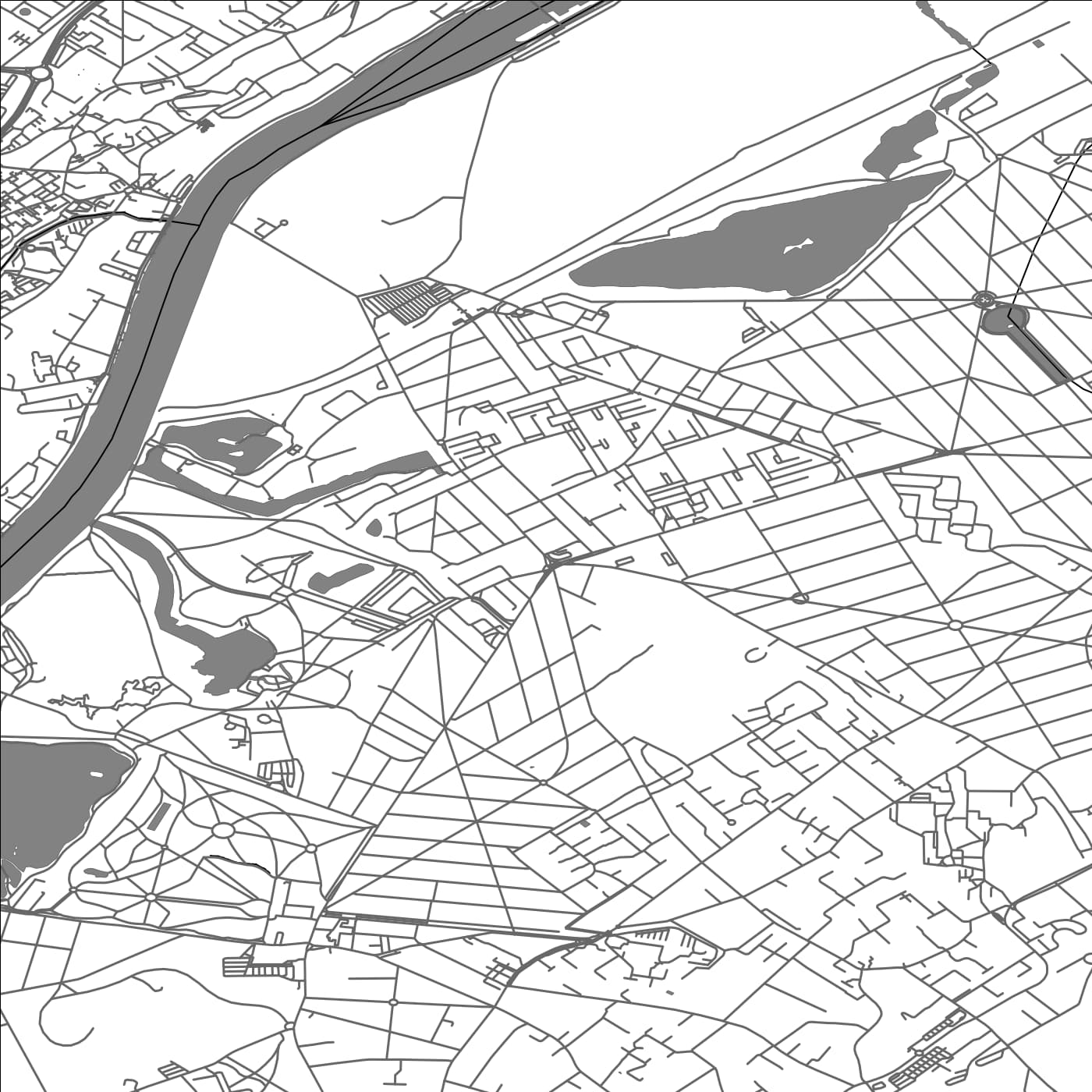 ROAD MAP OF VIGNEUX-SUR-SEINE, FRANCE BY MAPBAKES