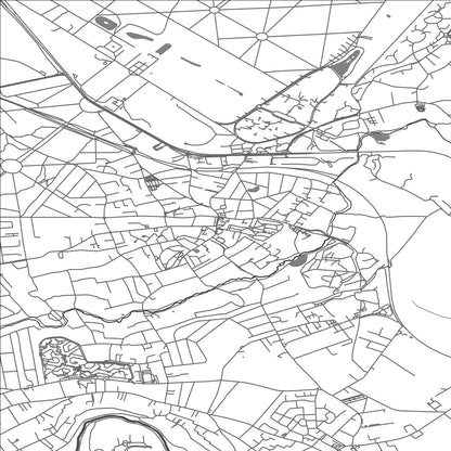 ROAD MAP OF VILLECRESNES, FRANCE BY MAPBAKES