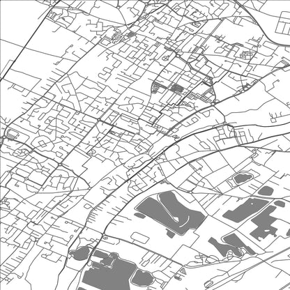 ROAD MAP OF VILLENEUVE-TOLOSANE, FRANCE BY MAPBAKES