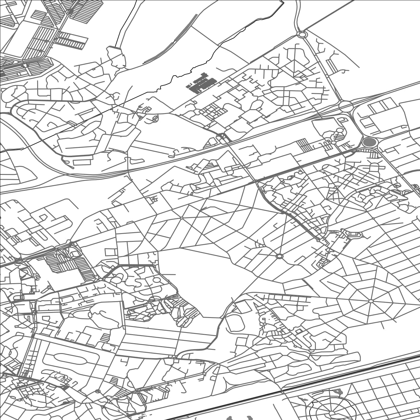 ROAD MAP OF VILLEPINTE, FRANCE BY MAPBAKES