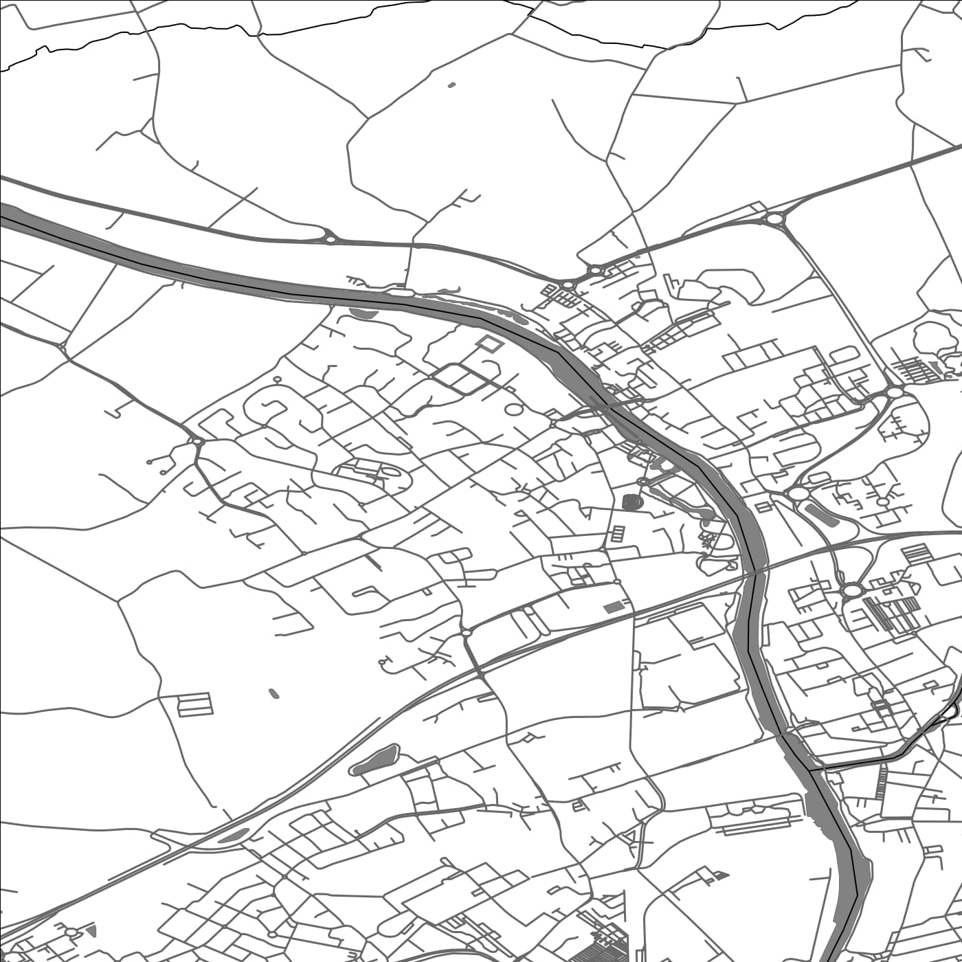 ROAD MAP OF WAMBRECHIES, FRANCE BY MAPBAKES