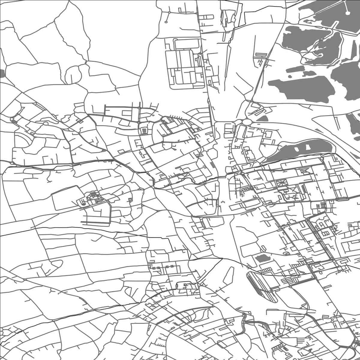 ROAD MAP OF WOIPPY, FRANCE BY MAPBAKES