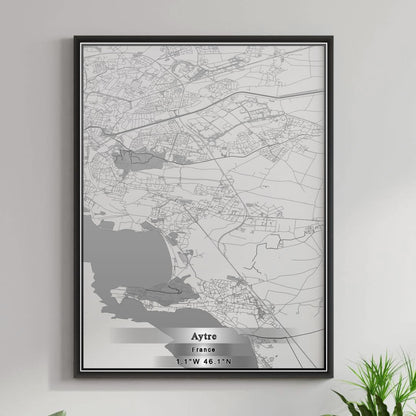 ROAD MAP OF AYTRE, FRANCE BY MAPBAKES