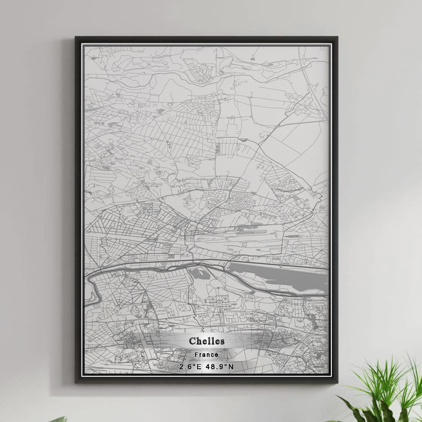 ROAD MAP OF CHELLES, FRANCE BY MAPBAKES