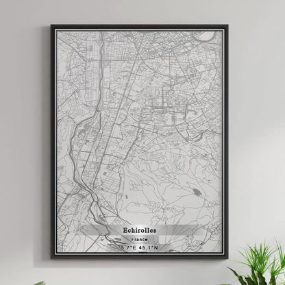 ROAD MAP OF ECHIROLLES, FRANCE BY MAPBAKES