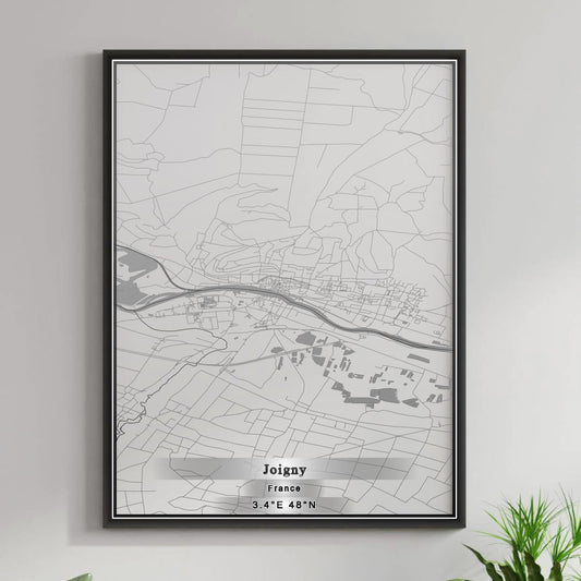 ROAD MAP OF JOIGNY, FRANCE BY MAPBAKES