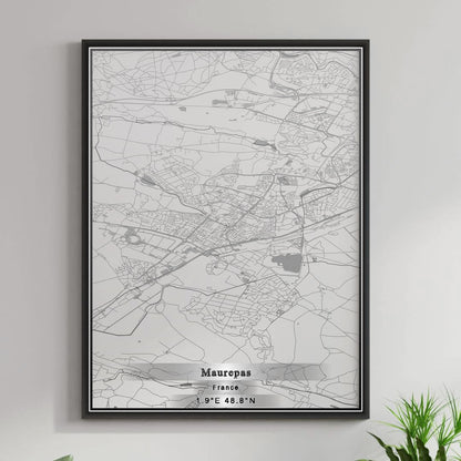 ROAD MAP OF MAUREPAS, FRANCE BY MAPBAKES