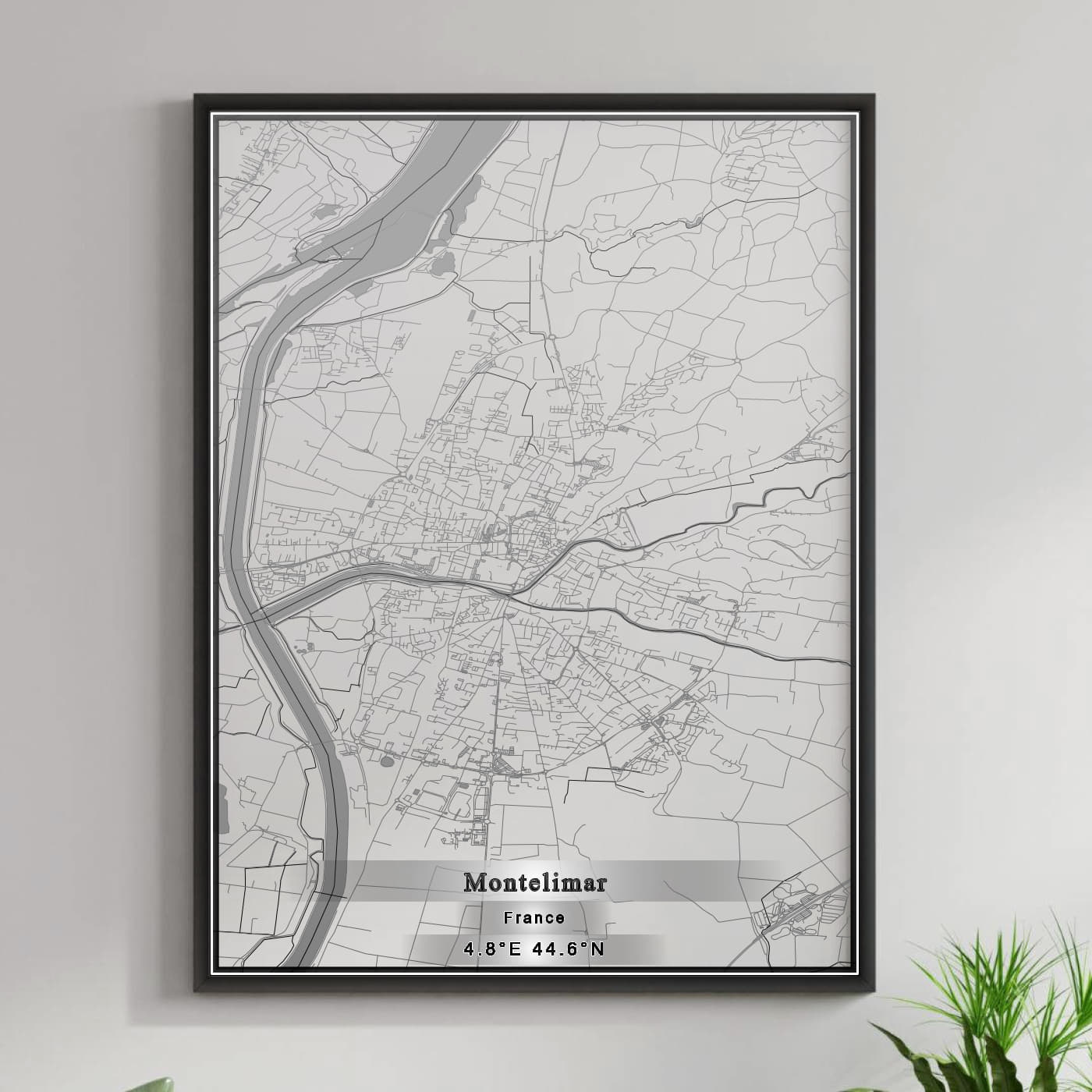 ROAD MAP OF MONTELIMAR, FRANCE BY MAPBAKES