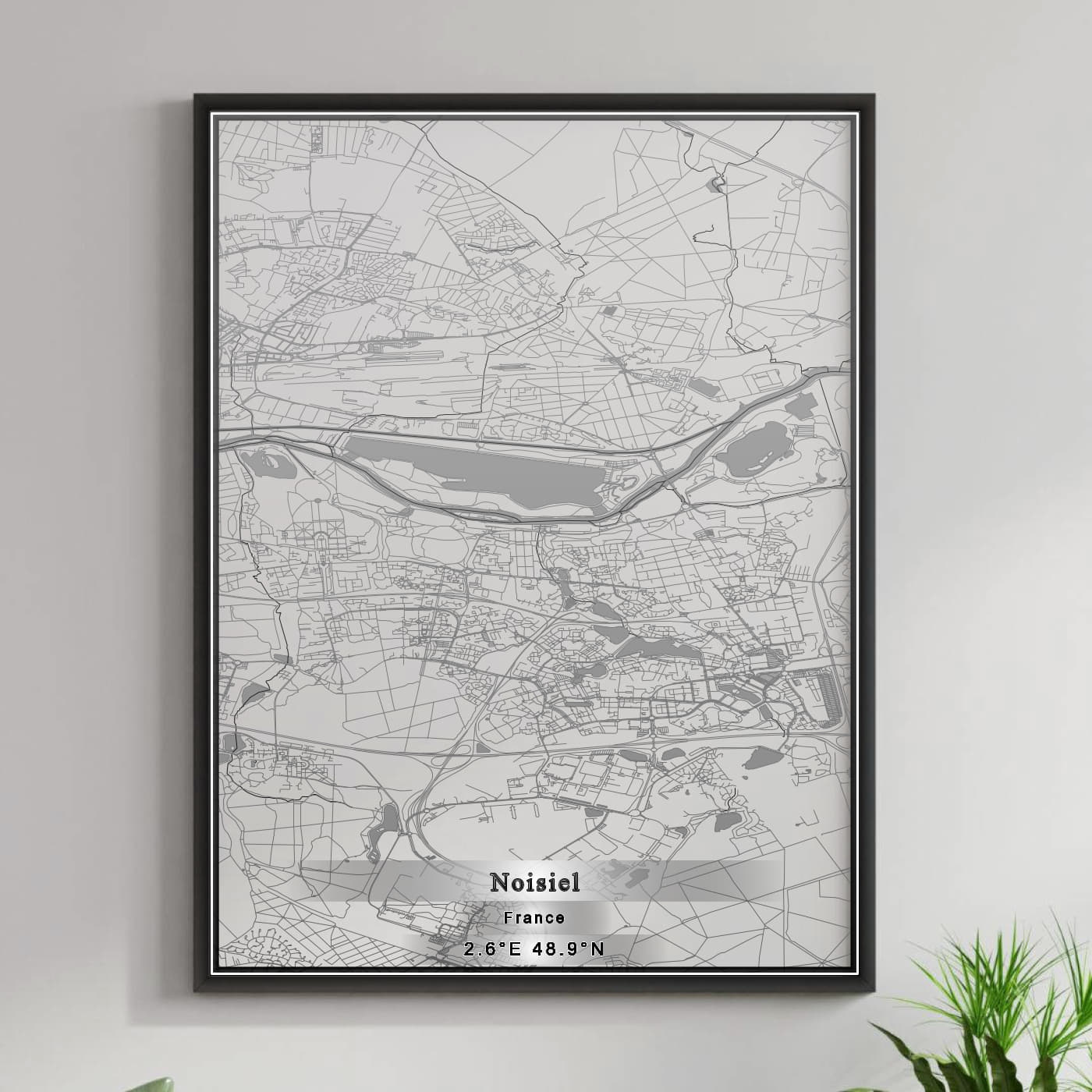 ROAD MAP OF NOISIEL, FRANCE BY MAPBAKES