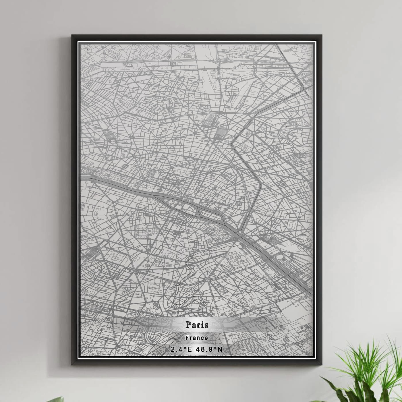 ROAD MAP OF PARIS, FRANCE BY MAPBAKES