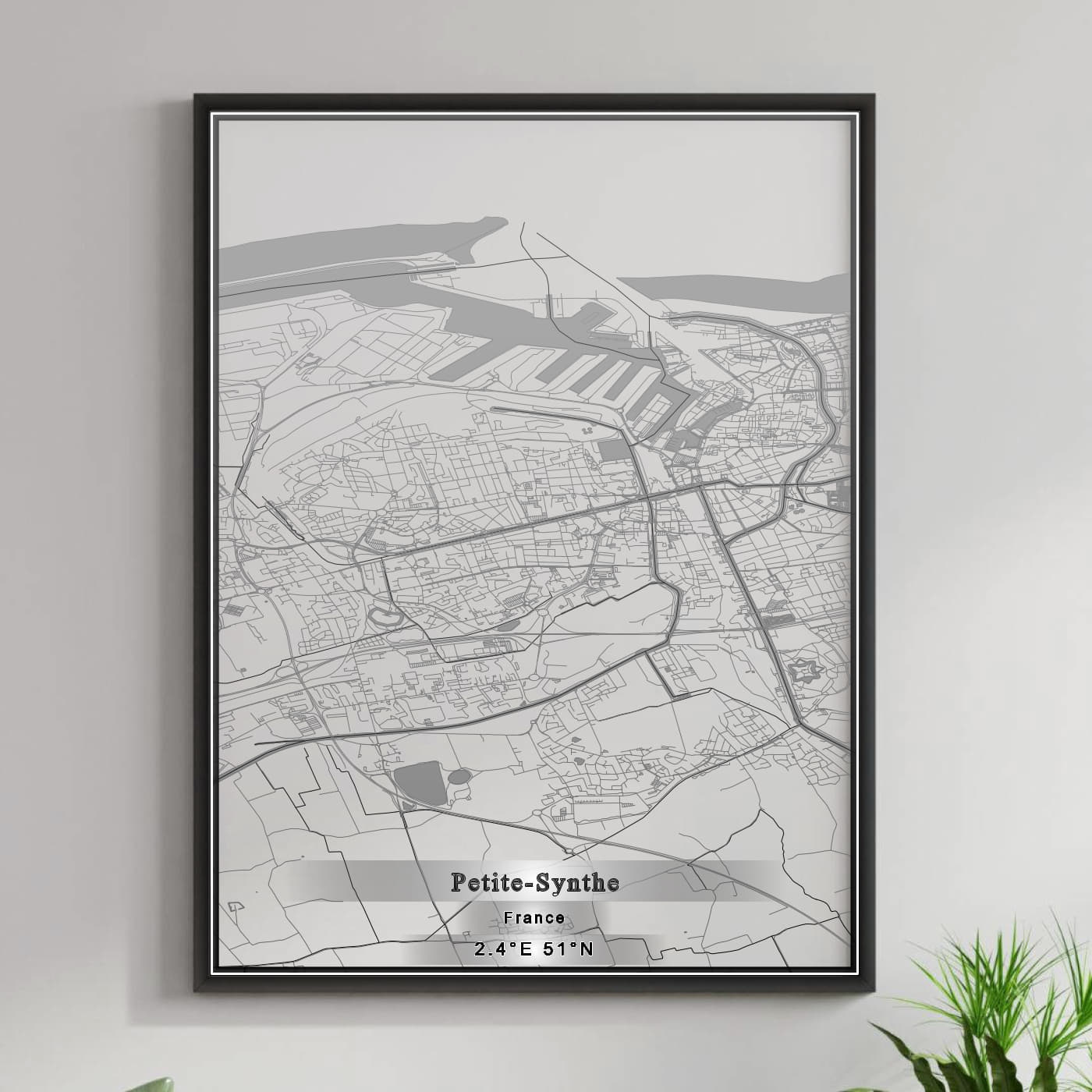 ROAD MAP OF PETITE-SYNTHE, FRANCE BY MAPBAKES