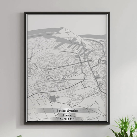 ROAD MAP OF PETITE-SYNTHE, FRANCE BY MAPBAKES