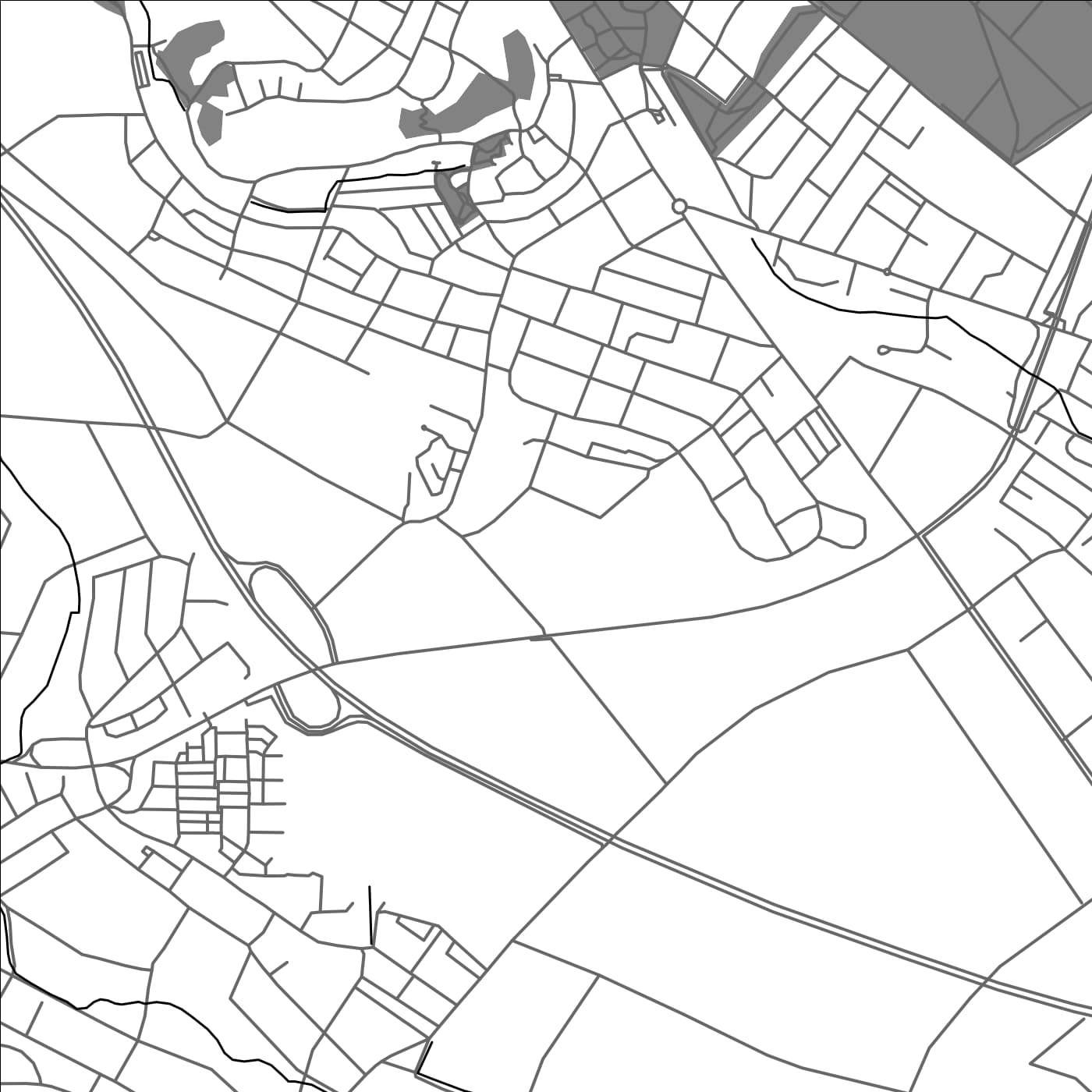 ROAD MAP OF BAD SODEN AM TAUNUS, GERMANY BY MAPBAKES